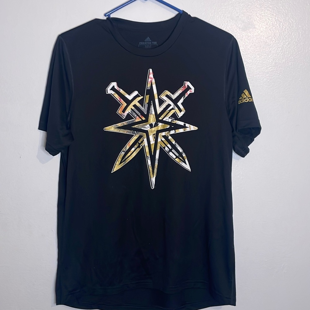 Adidas Golden Knights Short Sleeve T-Shirt Medium